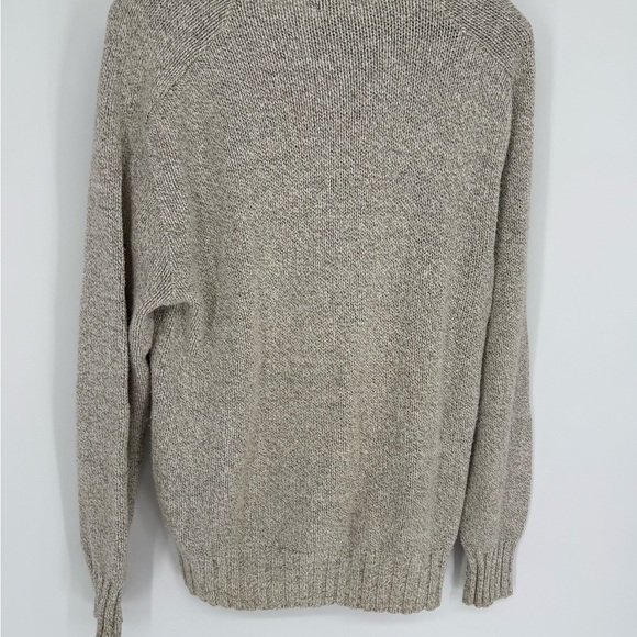 Woolrich Womens long sleeve beige crew neck‎ knit sweater sz Medium. - Picture 8 of 9
